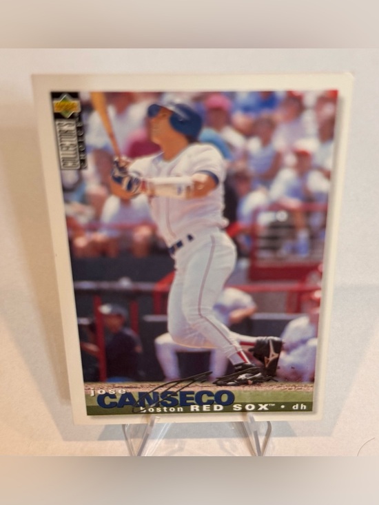 The Upper Deck Other - Trading card baseball 1995 The Upper Deck # 415 José Canseco silver signature